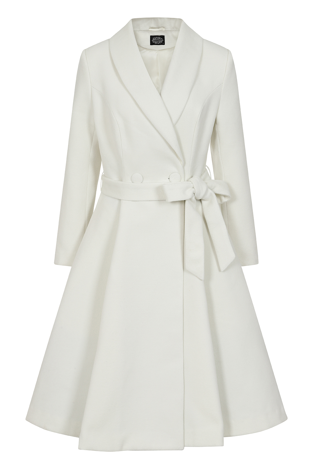 Jayda White Swing Coat